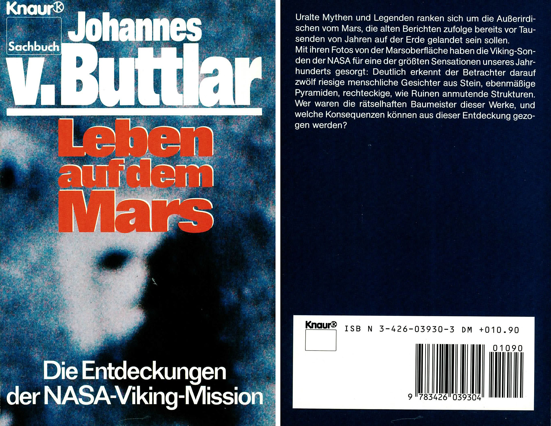 Leben auf dem Mars - Buttlar, Johannes von